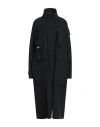 Mm6 Maison Margiela Woman Overcoat & Trench Coat Black Size L Cotton In Black