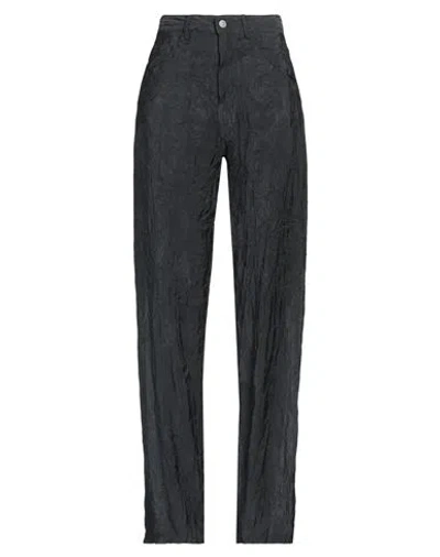 Mm6 Maison Margiela Woman Pants Black Size 16 Cotton