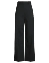 Mm6 Maison Margiela Woman Pants Black Size 4 Polyester, Virgin Wool, Elastane