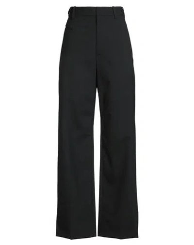 Mm6 Maison Margiela Woman Pants Black Size 4 Polyester, Virgin Wool, Elastane