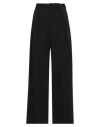 Mm6 Maison Margiela Woman Pants Black Size 4 Polyester, Viscose, Elastane