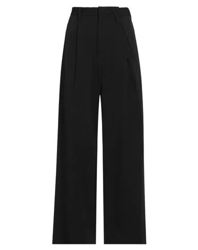 Mm6 Maison Margiela Woman Pants Black Size 4 Polyester, Viscose, Elastane In Black