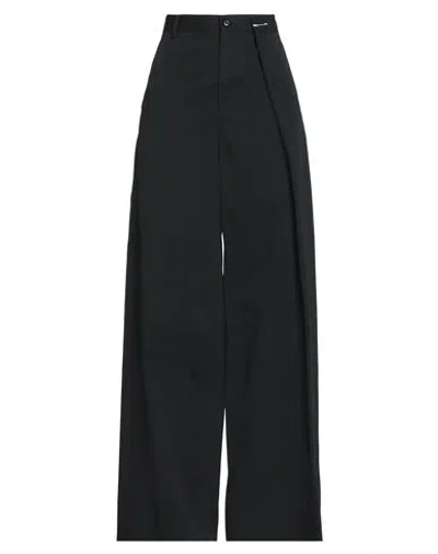 Mm6 Maison Margiela Woman Pants Black Size 6 Cotton