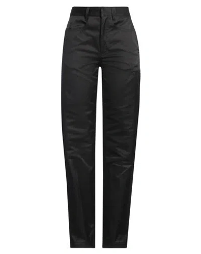 Mm6 Maison Margiela Woman Pants Black Size 6 Cotton, Polyamide