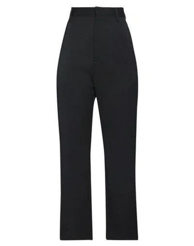Mm6 Maison Margiela Woman Pants Black Size 6 Polyester, Virgin Wool, Elastane