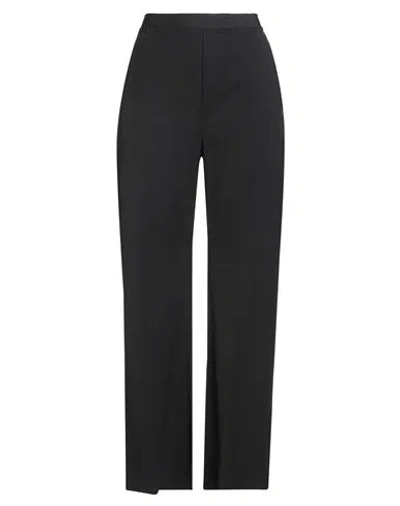 Mm6 Maison Margiela Woman Pants Black Size 6 Polyester, Virgin Wool, Elastane
