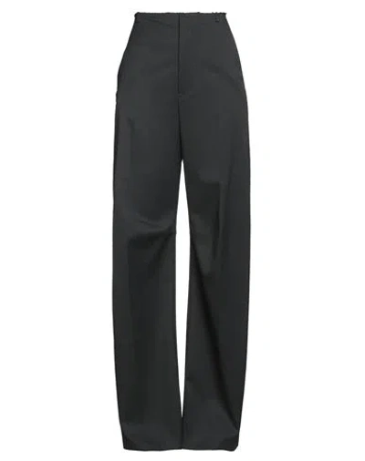 Mm6 Maison Margiela Woman Pants Black Size 6 Polyester, Viscose, Elastane