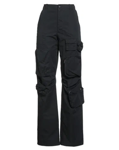 Mm6 Maison Margiela Woman Pants Black Size 8 Cotton