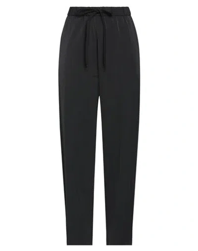 Mm6 Maison Margiela Woman Pants Black Size 10 Polyester, Elastane