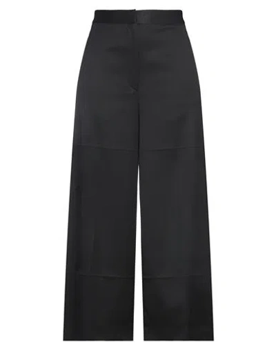 Mm6 Maison Margiela Woman Pants Black Size 8 Polyester, Virgin Wool, Elastane