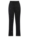 Mm6 Maison Margiela Paint-splatter Effect Tailored Trousers In Black