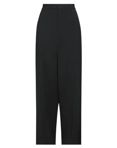 Mm6 Maison Margiela Woman Pants Black Size 6 Polyester, Viscose, Elastane