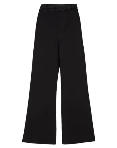 Mm6 Maison Margiela Woman Pants Black Size L Cotton, Viscose