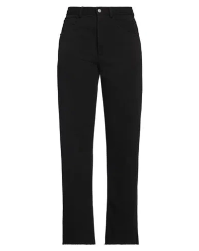 Mm6 Maison Margiela Woman Pants Black Size S Cotton, Polyester