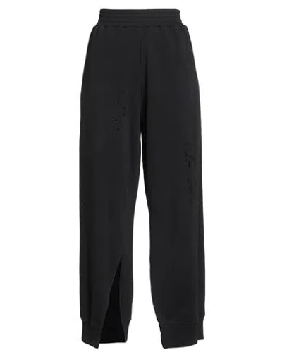 Mm6 Maison Margiela Woman Pants Black Size S Cotton, Polyester