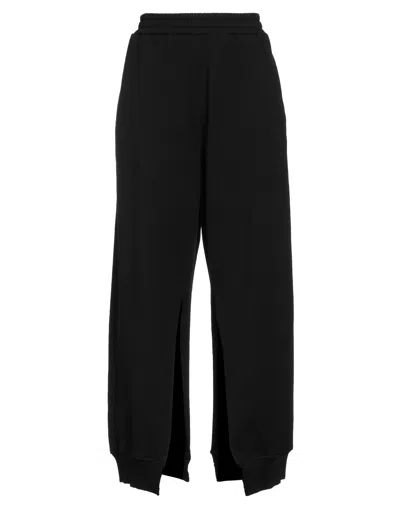 Mm6 Maison Margiela Black Cotton Pants