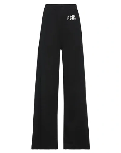 Mm6 Maison Margiela Woman Pants Black Size Xxl Cotton