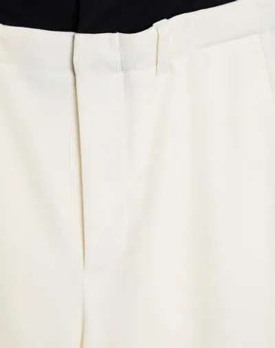 Mm6 Maison Margiela Straight Pants In Off White