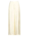 Mm6 Maison Margiela Numbers Motif Jacquard Wide Leg Trousers In White