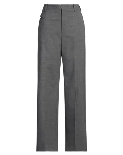 Mm6 Maison Margiela Woman Pants Grey Size 8 Polyester, Virgin Wool, Elastane