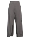 Mm6 Maison Margiela Woman Pants Lead Size M Cotton, Polyester In Grey