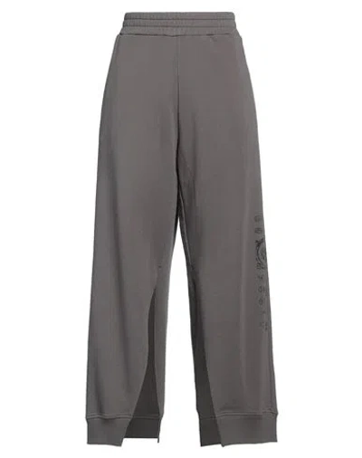 Mm6 Maison Margiela Woman Pants Lead Size M Cotton, Polyester In Grey