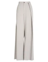 Mm6 Maison Margiela Woman Pants Light Grey Size 2 Polyester, Virgin Wool, Elastane