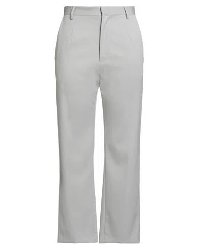 Mm6 Maison Margiela Woman Pants Light Grey Size 10 Polyester, Virgin Wool, Elastane In Gray
