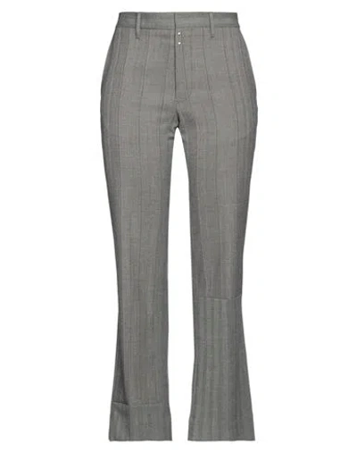 Mm6 Maison Margiela Woman Pants Light Grey Size 16 Polyester, Viscose, Elastane