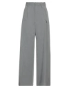 Mm6 Maison Margiela Woman Pants Light Grey Size 2 Polyester, Viscose, Elastane In Grey