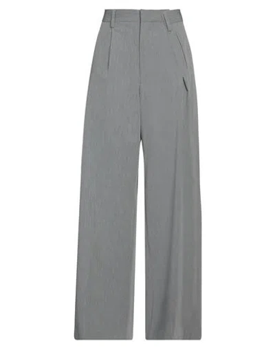 Mm6 Maison Margiela Woman Pants Light Grey Size 2 Polyester, Viscose, Elastane