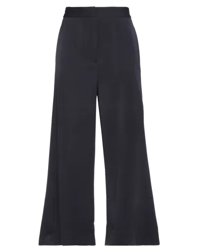 Mm6 Maison Margiela Woman Pants Midnight Blue Size 6 Polyester, Virgin Wool, Elastane In Multi