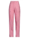 Mm6 Maison Margiela Woman Pants Pink Size 10 Polyester, Polyamide In Pink
