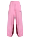 Mm6 Maison Margiela Woman Pants Pink Size M Cotton In Pink