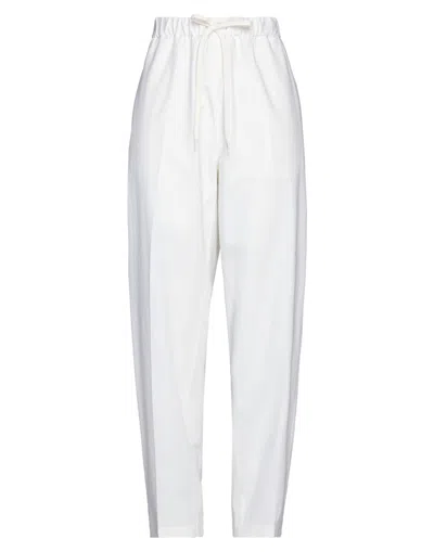 Mm6 Maison Margiela Pants In White
