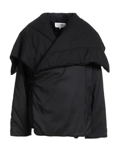 Mm6 Maison Margiela Woman Puffer Black Size L Polyester