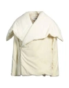 Mm6 Maison Margiela Woman Puffer Cream Size M Polyester In White