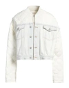 Mm6 Maison Margiela Woman Puffer Ivory Size 8 Polyamide In White