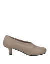 Mm6 Maison Margiela 55mm Asymmetric-toe Pumps In Beige