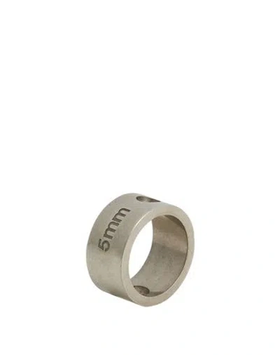 Mm6 Maison Margiela Woman Ring Silver Size 6 Metal In Metallic