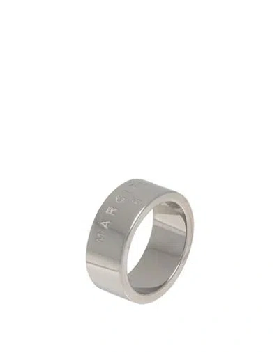 Mm6 Maison Margiela Woman Ring Silver Size Iv Metal