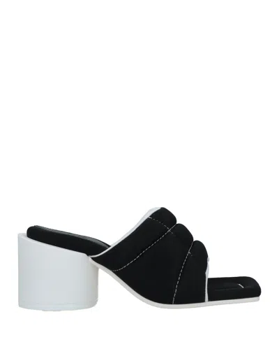 Mm6 Maison Margiela Sandals In Black