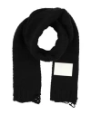 Mm6 Maison Margiela Woman Scarf Black Size - Acrylic, Virgin Wool