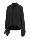 Mm6 Maison Margiela Woman Shirt Black Size 6 Polyester In Black