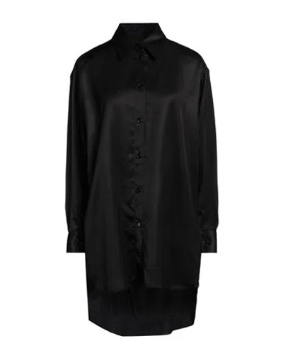 Mm6 Maison Margiela Woman Shirt Black Size 6 Viscose In Black