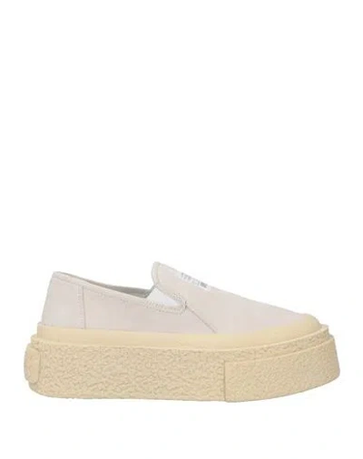 Mm6 Maison Margiela Woman Sneakers Light Grey Size 7 Leather In Pink