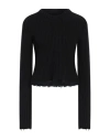 Mm6 Maison Margiela Woman Sweater Black Size L Cotton, Wool, Polyamide, Elastane In Black