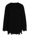 Mm6 Maison Margiela Woman Sweater Black Size S Polyester, Wool, Cotton