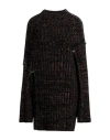 Mm6 Maison Margiela Woman Sweater Black Size M Acrylic, Alpaca Wool, Polyamide, Polyester In Black