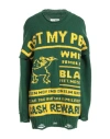 Mm6 Maison Margiela Woman Sweater Green Size S Virgin Wool In Green